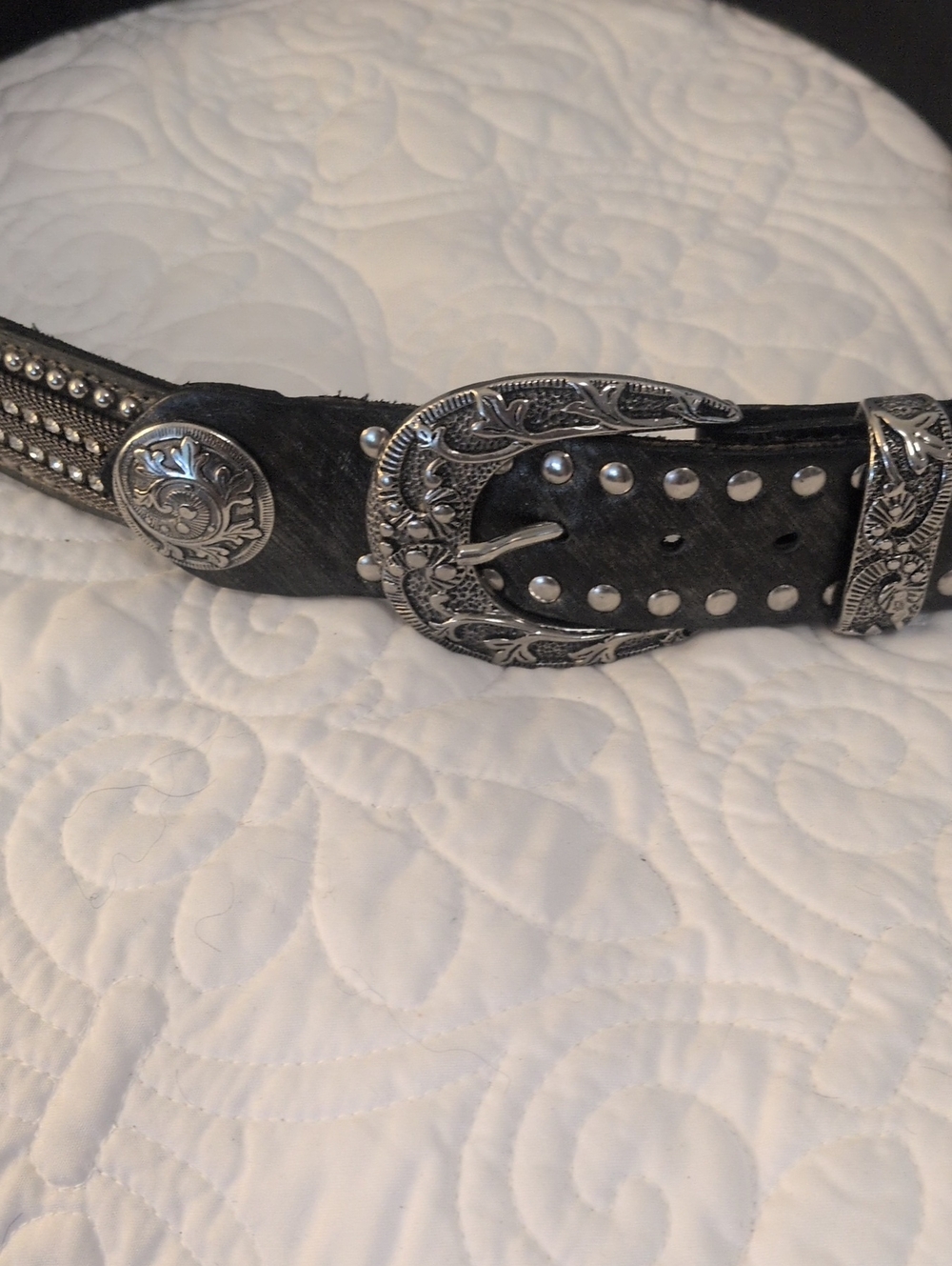Vintage Sand Castle Embellished Belt